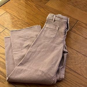 Zara girls 11-12 purple marine straight jeans.